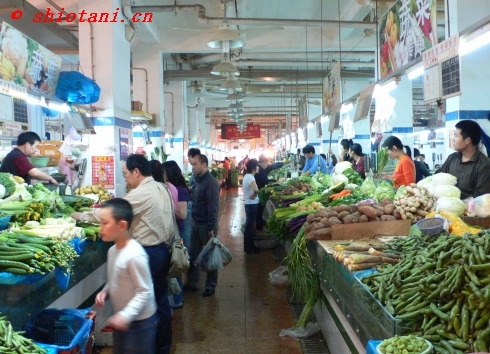 上海の市場